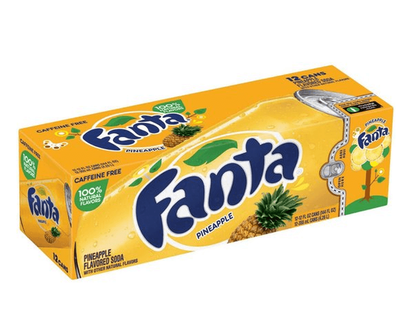 Fanta Ananas Frisdrank - 12 x 355 ml