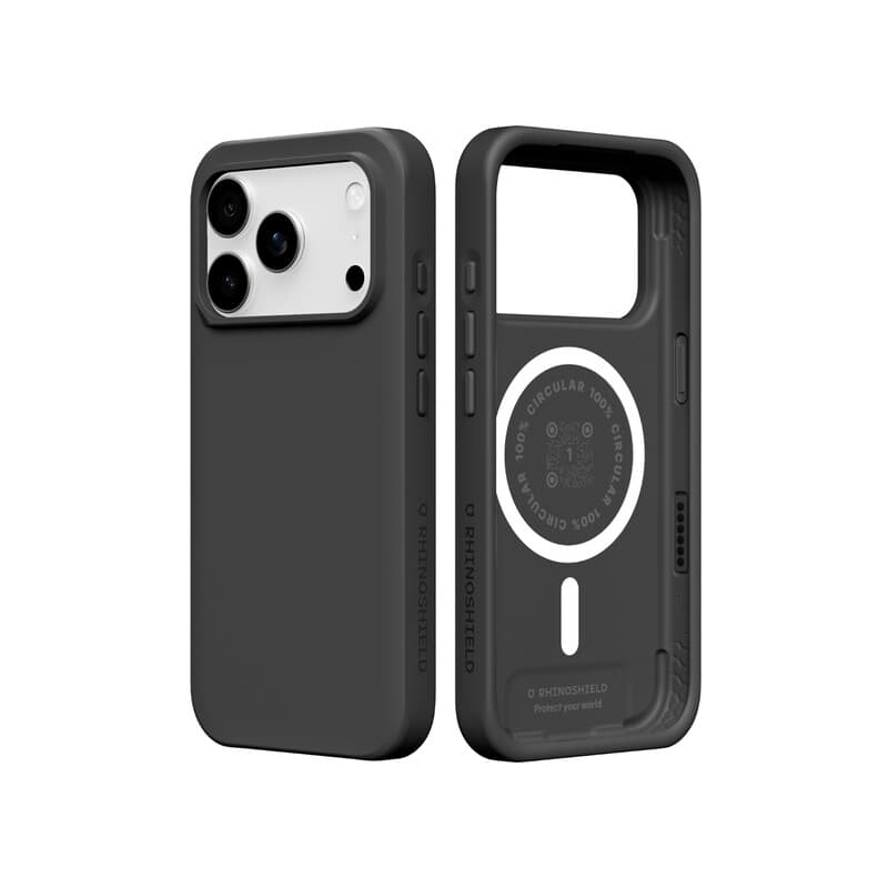 Rhinoshield, MagSafe Hoesje Geschikt voor Apple iPhone 17 Pro SolidX Model Matte Afwerking Valbescherming 3.5m, Zwart