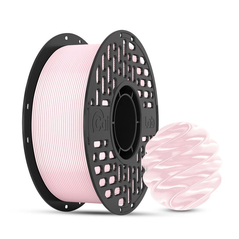 CAILAB PLA Silk 3D-printer Filament, Effen kleur - Crèmeroze
