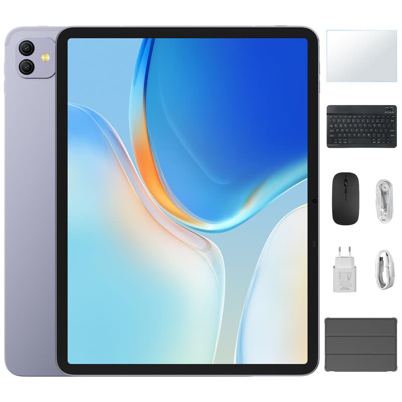 Blackview Link 8 Tablet, 12.7 inch 2K+ FHD 2176*1600, Android 15 Gemini AI MediaTek G100 18GB RAM+256GB ROM 8400mAh/PC-modus/Widevine L1/Face ID/16MP+13MP/GPS/OTG Gaming-tablet