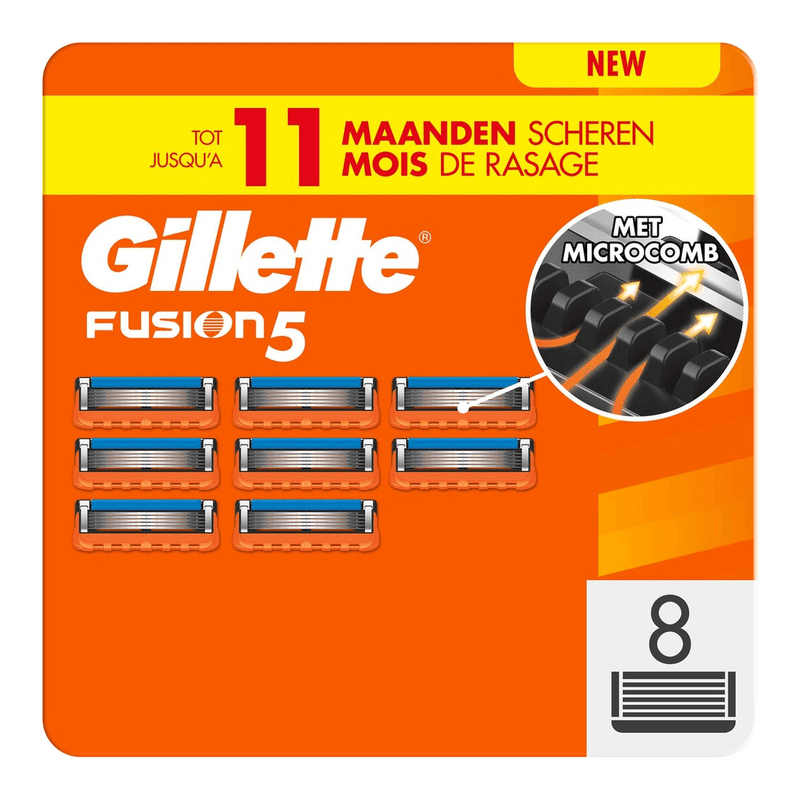 Gillette Fusion5 Scheermesjes voor Mannen - 8 stuks