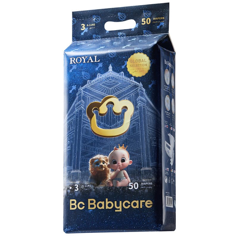 Bc Royal luiers maat 3 (6-11 kg) - 50 stuks