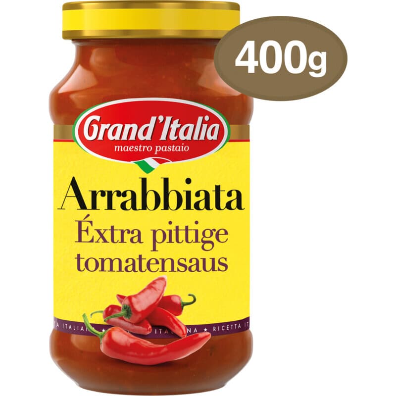 Grand'Italia Arrabbiata Pasta Saus - 400 g