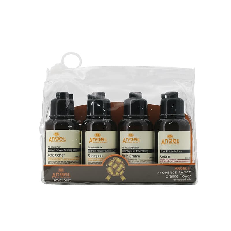 Dancoly Sakura Reisverpakking (Shampoo, Conditioner, Body Wash&Styling Milk) 80ml x 4