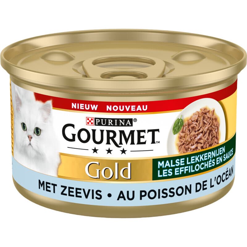 Gourmet Gold kattenvoer malse lekkernijen met zeevis 85 g