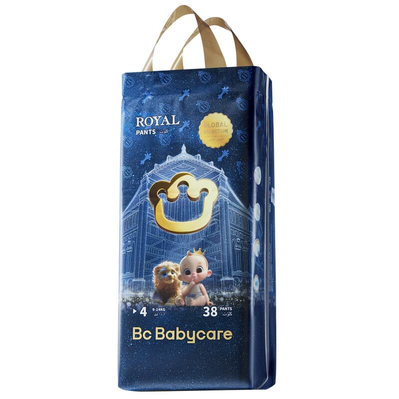 Bc Babycare Royal luierbroekjes maat 4 (9-14 kg), 38 stuks