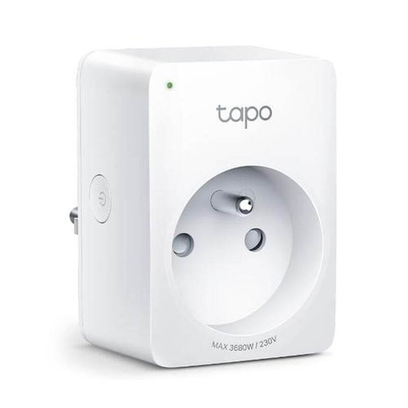 TP-Link Tapo Mini slimme Wi-Fi-stekker met energiebewaking 3680 W thuis wit