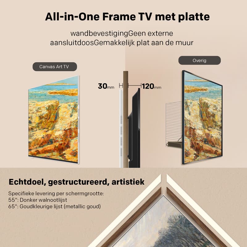 METZ ultradunne muurbeugel voor 55MUE7800Z-N40103-000850-005