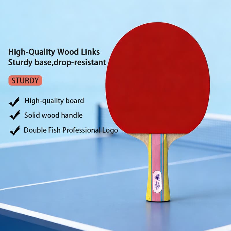 Double Fish Diamond-serie 3 sterren kindertafeltennisklak - shakehand enkelzijdige klak