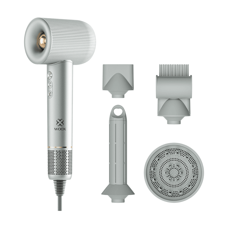 WOOX, MX0202, High-Speed Electric Hair Dryer, 1600W, 3 Wind Speeds, 3 Temperature Levels, with Magnetic Accessory