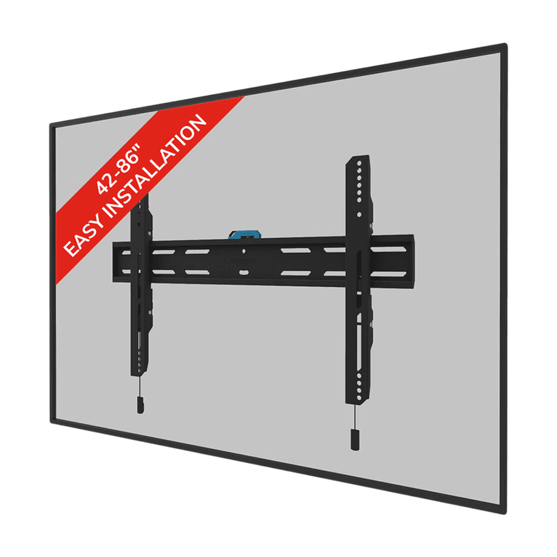 Neomounts WL30S-850BL16 TV-beugel wand 42-86" - vlak - vergrendelbaar - snelle installatie