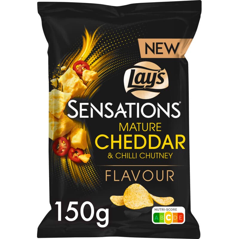 Lay's Sensations Volwassen Cheddar&Chili - 150 g