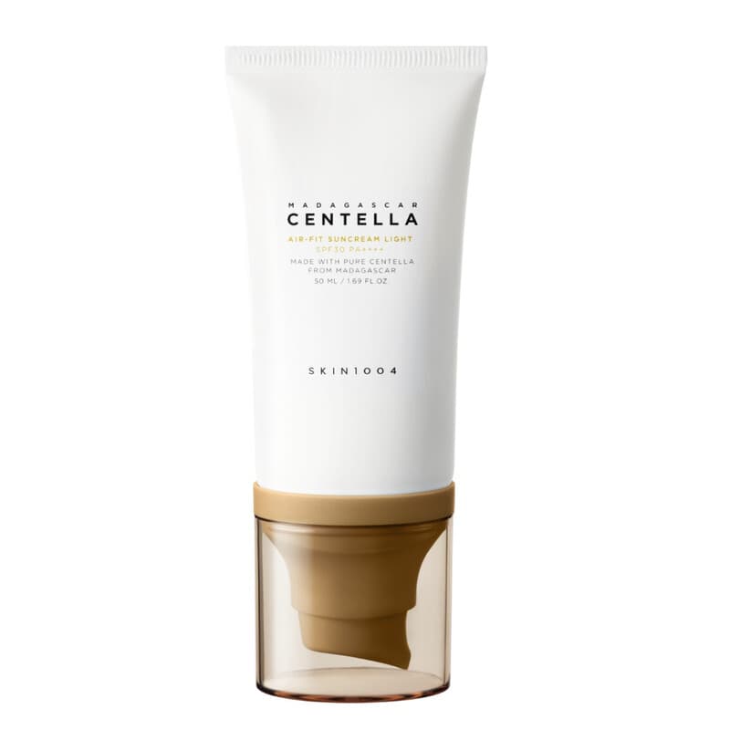 SKIN1004 - Madagascar Centella Air-Fit Suncream Light SPF30 PA++++ – Lichte Zonbescherming & Kalmerende Verzorging - 50ml