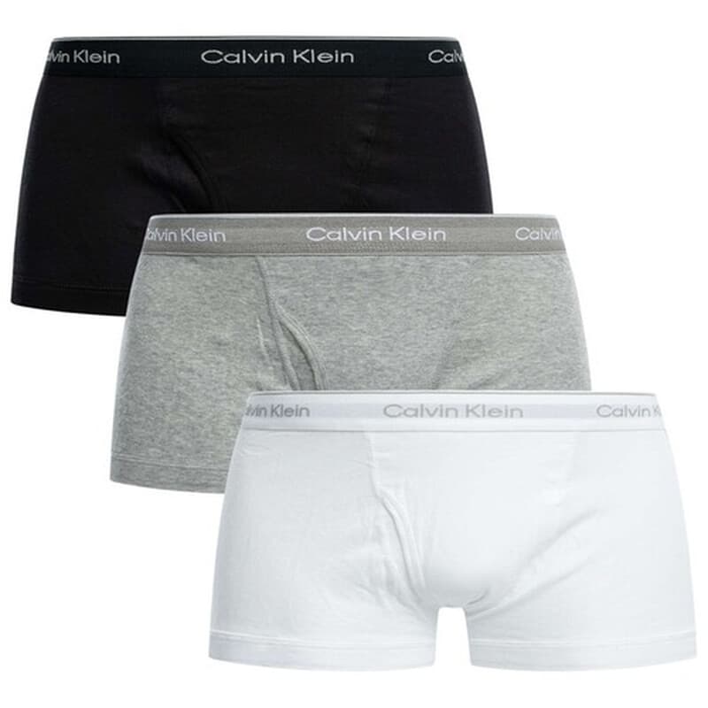 Calvin Klein Trunk MP1 3-pack - zwart/wit/grijs gemêleerd - heren - maat S