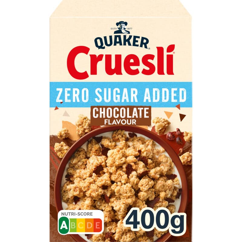 Quaker Cruesli Choco Zero Sugar - 400 g