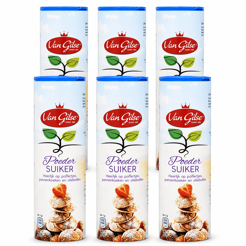 Van Gilse Poedersuiker - 6 x 250 g