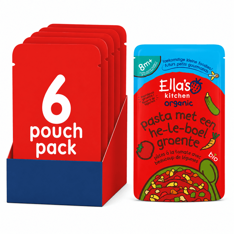 Ella's Kitchen BIO Pasta Met Groenten 8M+ 190 g x 6