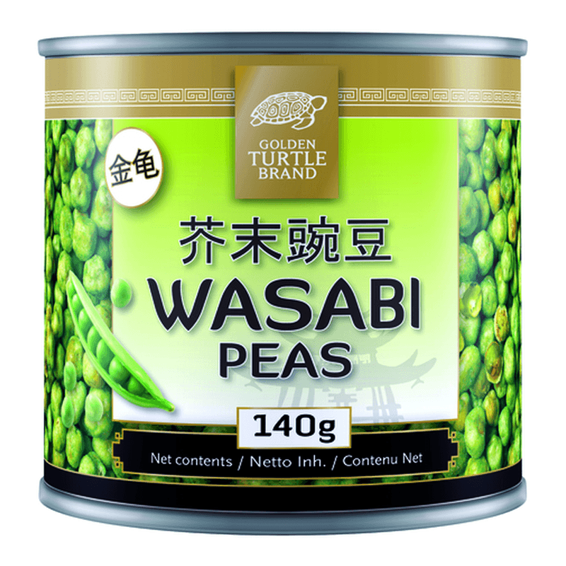 Golden Turtle Erwten met Wasabi-coating 140 g