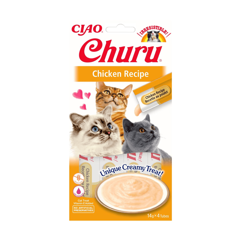 Inaba Churu Purée - Kattensnack - Kip 70 g