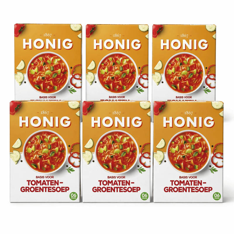 Honig Basis Soep Tomaat Groente - 6 x 79 g