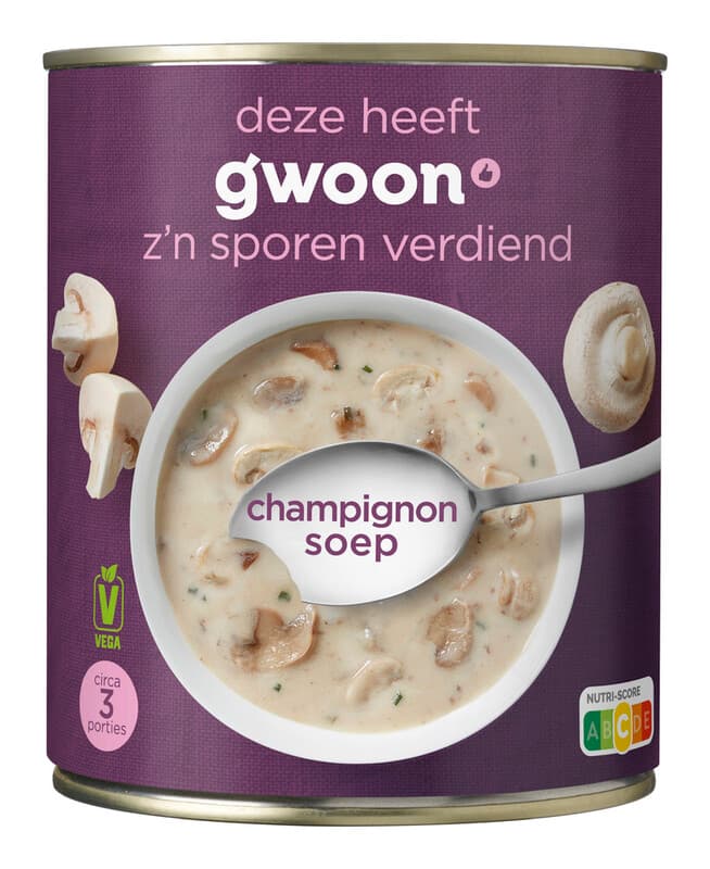 G'woon Champignonsoep - 800 ml