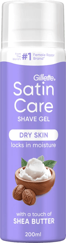 Gillette Venus Satin Care scheergel karitéboter en zijde 200 ml