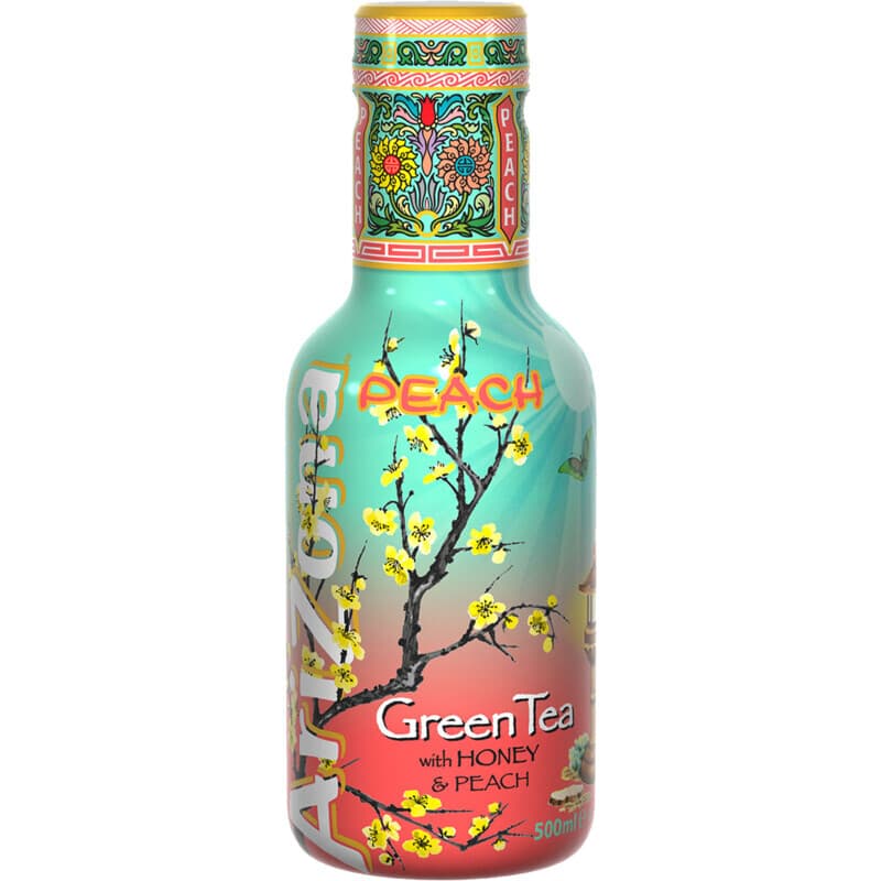 Arizona Groene Thee Met Honing&Perzik - 500 ml