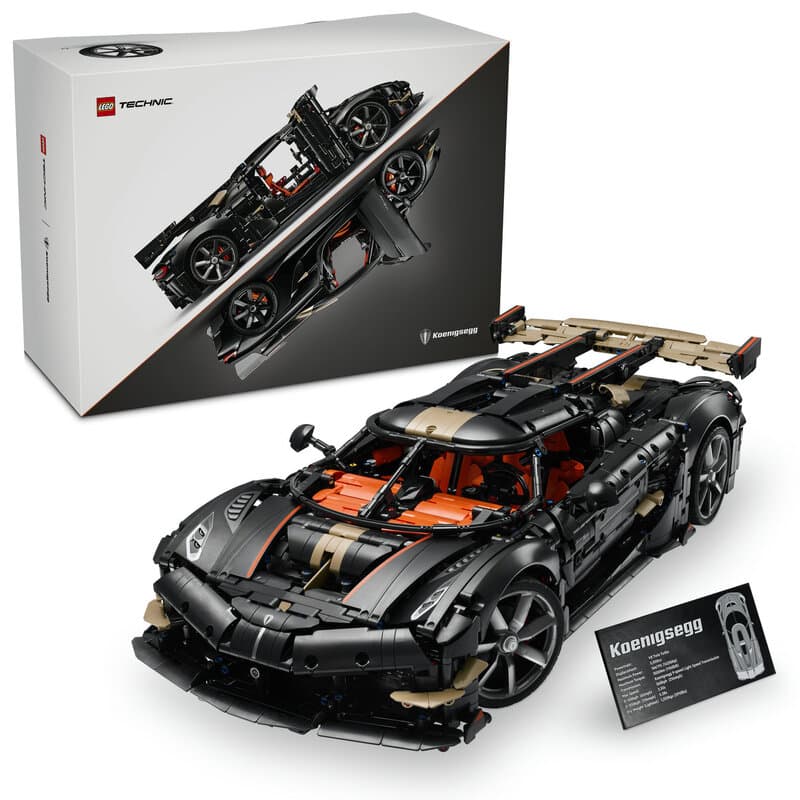 LEGO® Technic Koenigsegg Sadair's Spear Megacar - Technische Bouwset voor Volwassenen - 42232