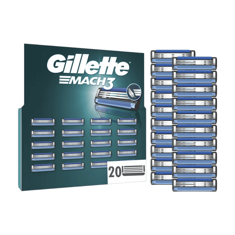 Gillette Mach3 Navulmesjes (20 stuks)