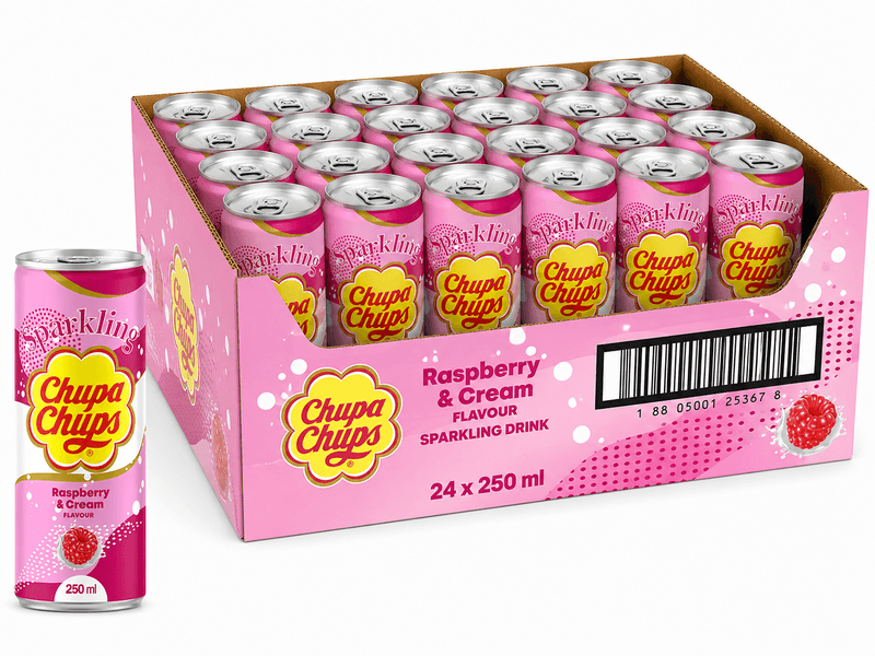 Chupa Chups Frambooscrème 24× 250 ml