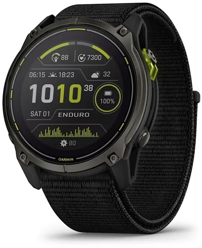 GARMIN Enduro 3 ultra-endurance solar GPS - smartwatch - 51 mm - zwart