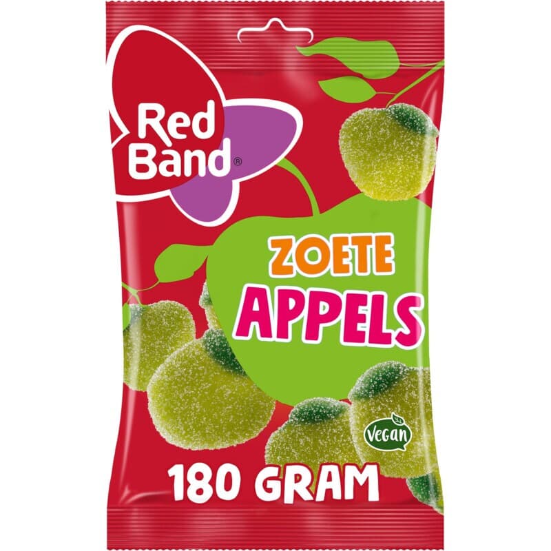Red Band Zoete Appel-Geschmacks Gummies - 180 g