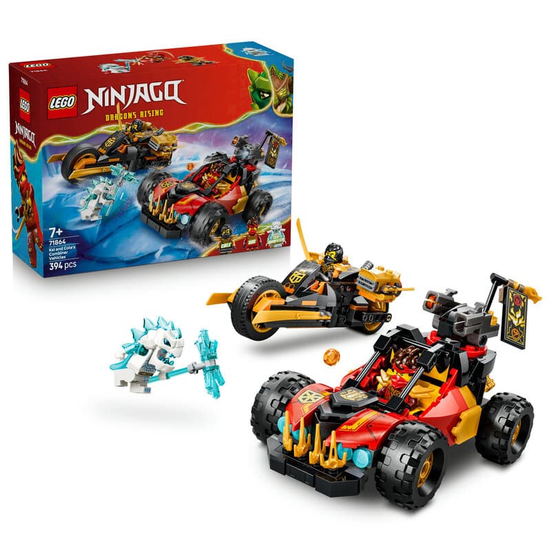 LEGO® NINJAGO® Kai en Coles Combiner-voertuigen Speelgoed 71864