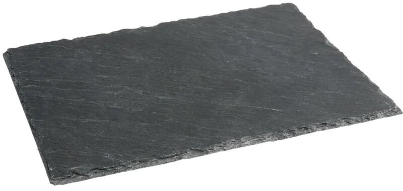 Secret de Gourmet Leisteen Serveerplaat - 24 x 32 cm, Antraciet
