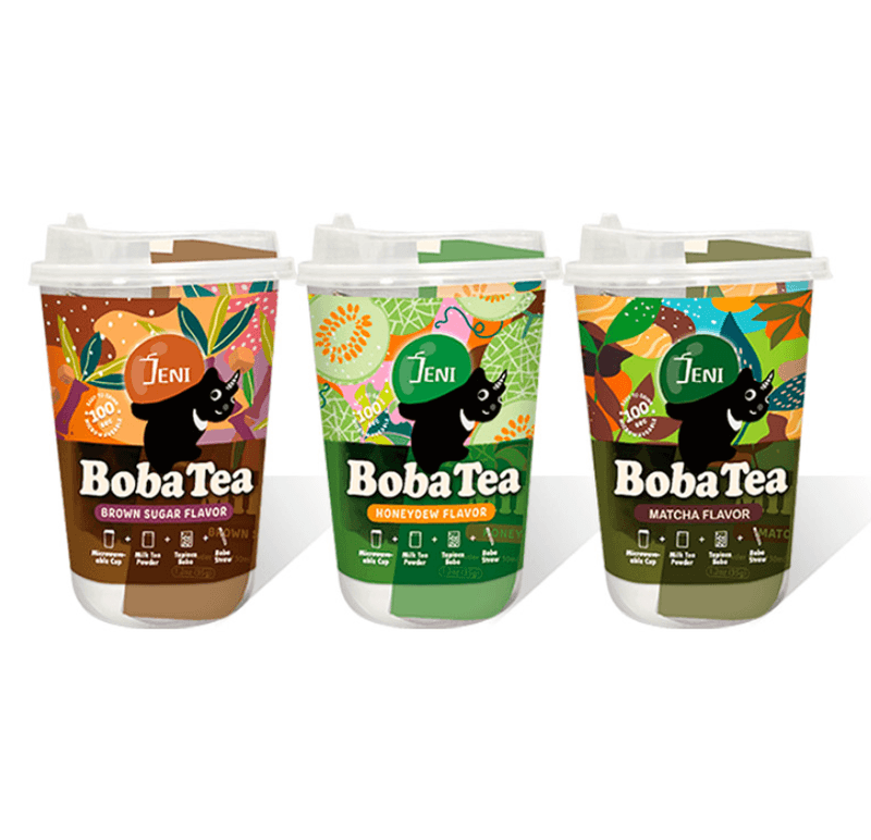 JENI Bubble Tea Cup Mix - 3 bekers, 85 g
