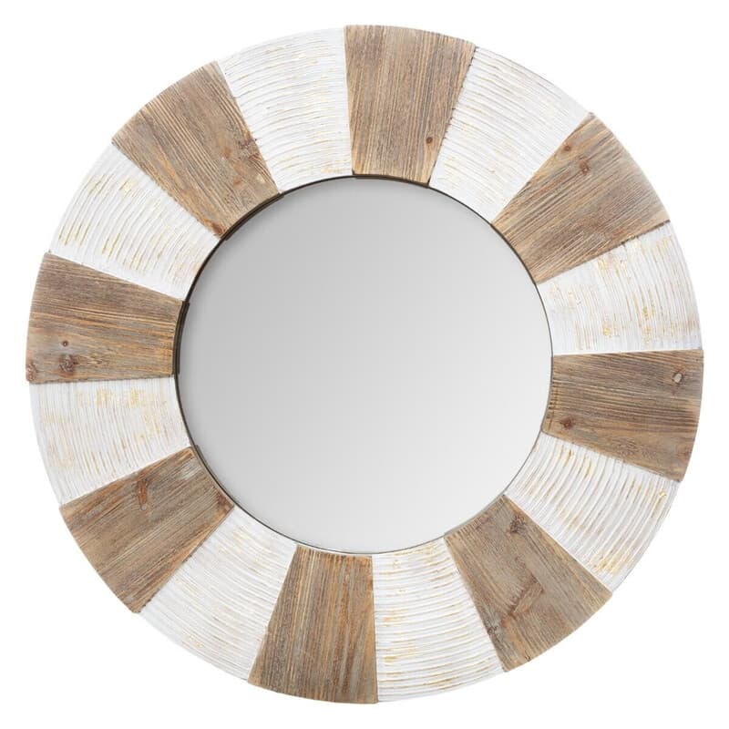 Atmosphera Jade Textured Spiegel - 89 cm, Hout