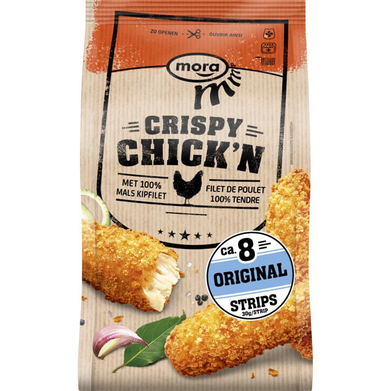 Mora Crispy Chicken Piece Strips Original - 8 pcs