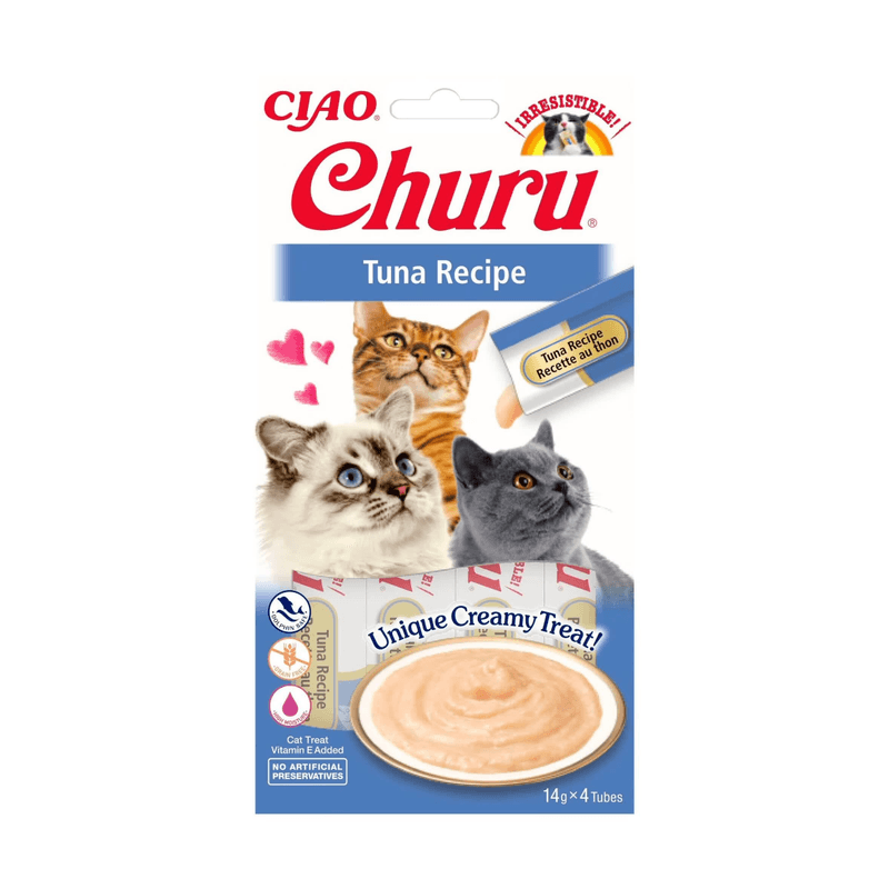 Inaba Churu Purée - Kattensnack - Tonijn 56 g