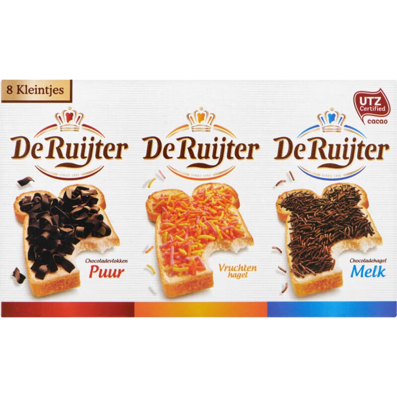 De Ruijter Rock Sugar Cubes - 8 pcs