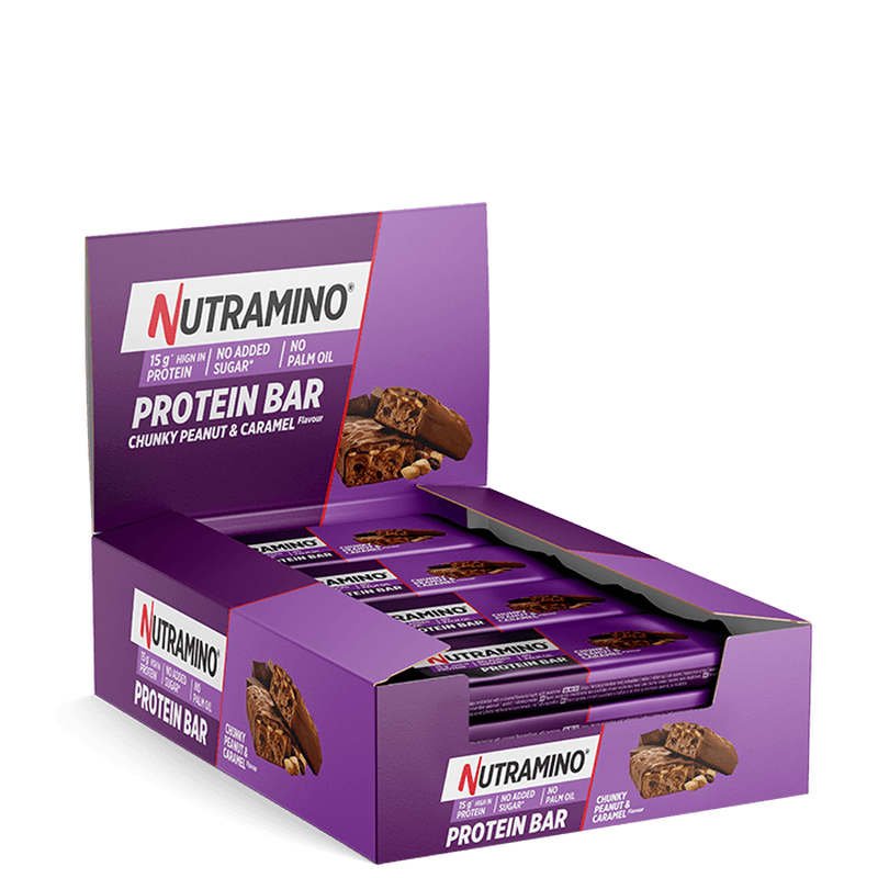 Nutramino Eiwitreep 12 x 55 g - Pinda&Karamel