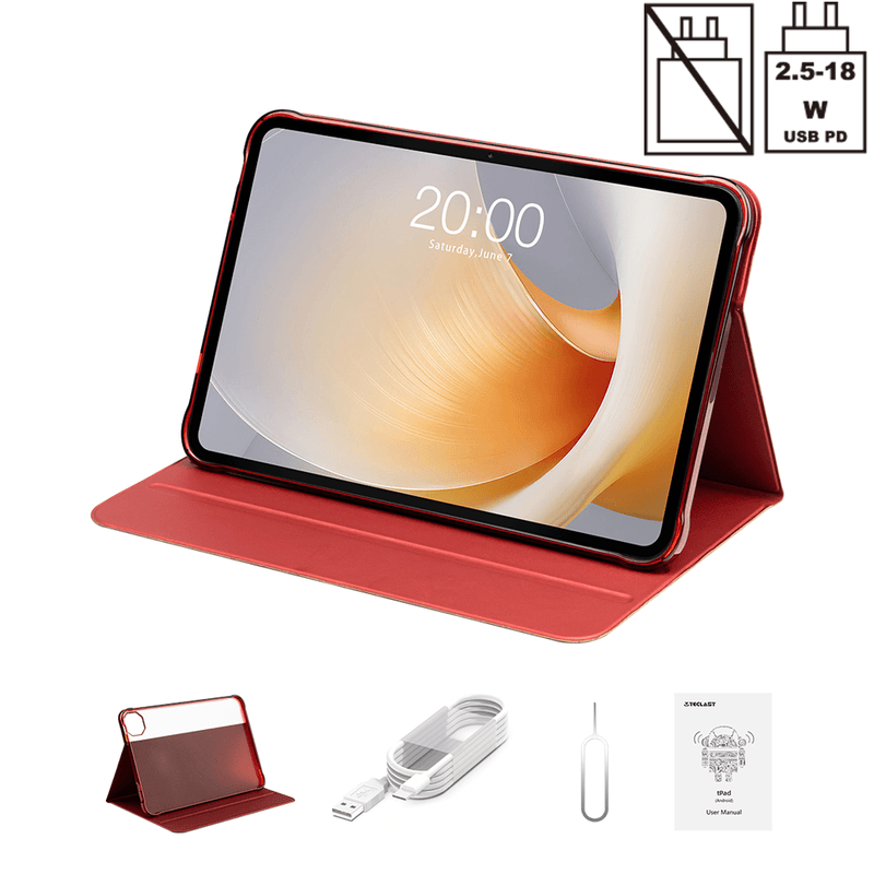 Teclast T65 Plus tablet: 13,4" 120 Hz scherm, Android 15, Helio G99 tot 2,2 GHz, 20 GB RAM (8+12 GB virtueel)+128GB, Dual SIM 4G+Wi-Fi 5G, 8 MP+13 MP, BT5.2, GPS, hoes inbegrepen.