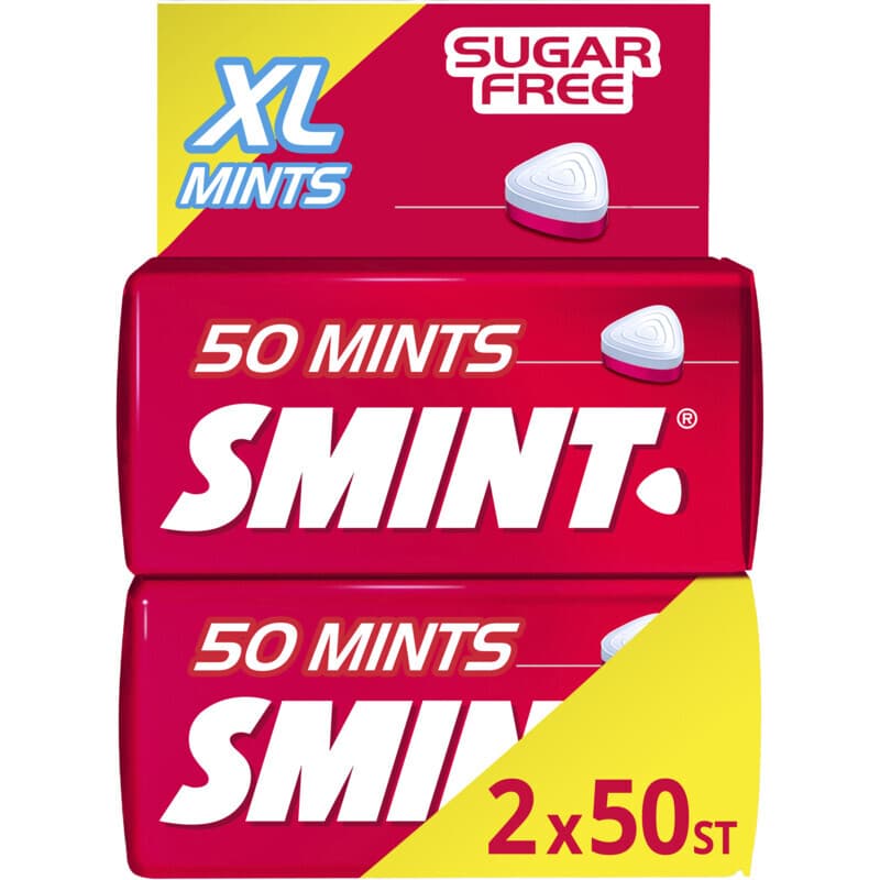 Smint XL Tin Aardbei Met Vitamine C - 70 g
