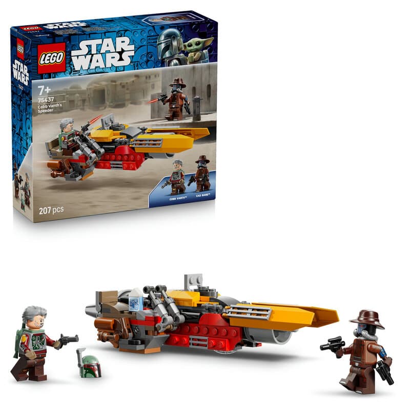 LEGO Star Wars Cobb Vanths Speeder Voertuig - Decoratie en Bouwpakket voor Kinderen - 75437