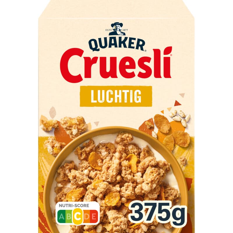 Quaker Cruesli Airy Natural - 375 g