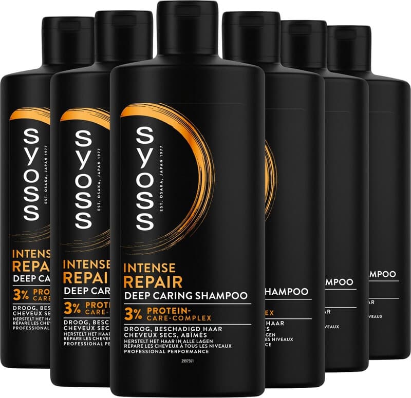 Syoss Shampoo - Repair 440 ml.Case
