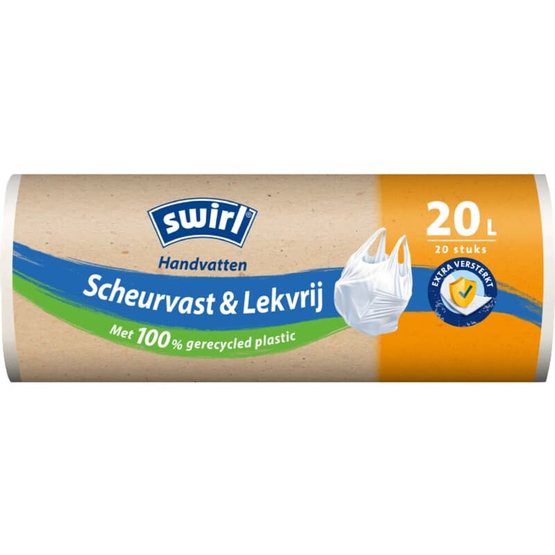 Swirl Vuilniszakken met Handvatten 20 liter 20 stuks