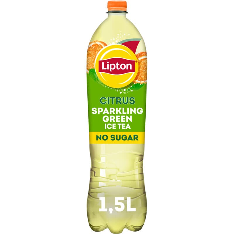 Lipton Ice Tea Sparkling Green Citrus - 1.5 L