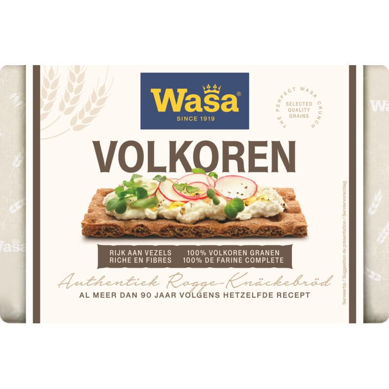 Wasa Volkoren Knäckebröd - 260 g