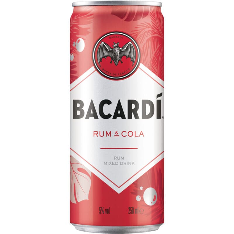 Bacardi Rum En Cola 5% - 250 ml