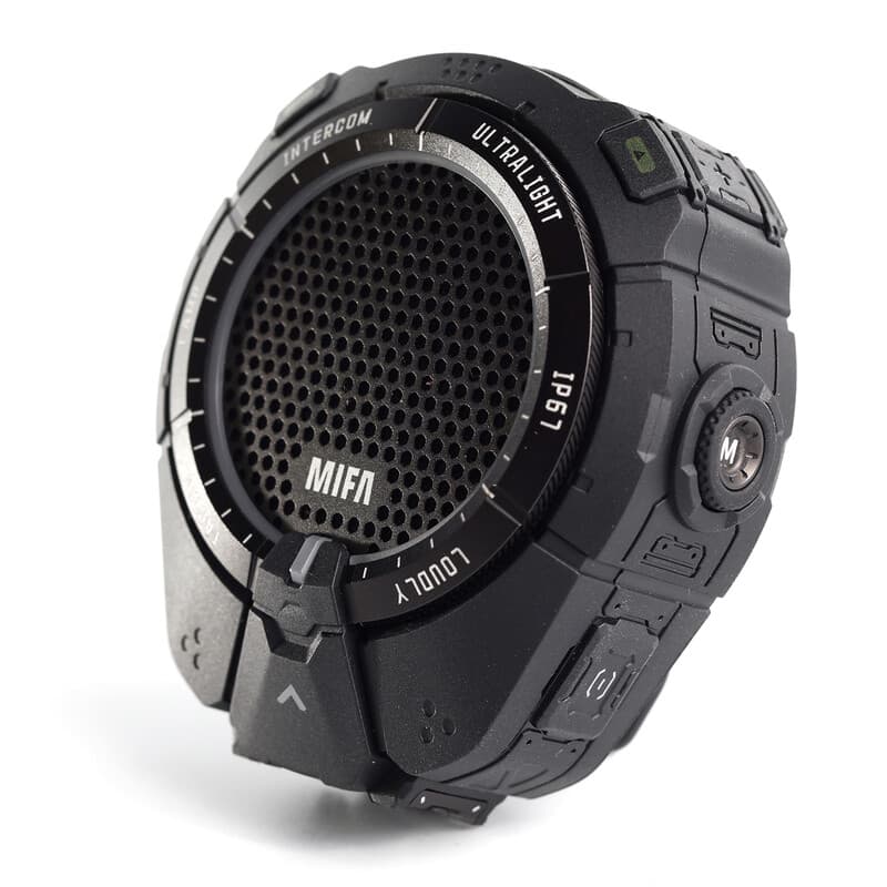 MIFA Yukon draagbare Bluetooth-speaker met IPX7 waterdicht en mesh-intercomnetwerk met 6 eenheden – duurzaam voor buiten, groepskommunikatie voor wandelen, kamperen en offroad